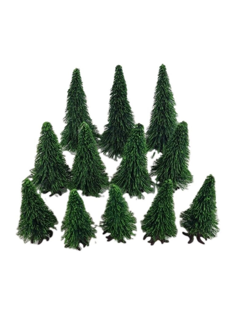 Department 56 Seasons Bay Mini Sisal Evergreens Set Of 12 Accessories 52763
